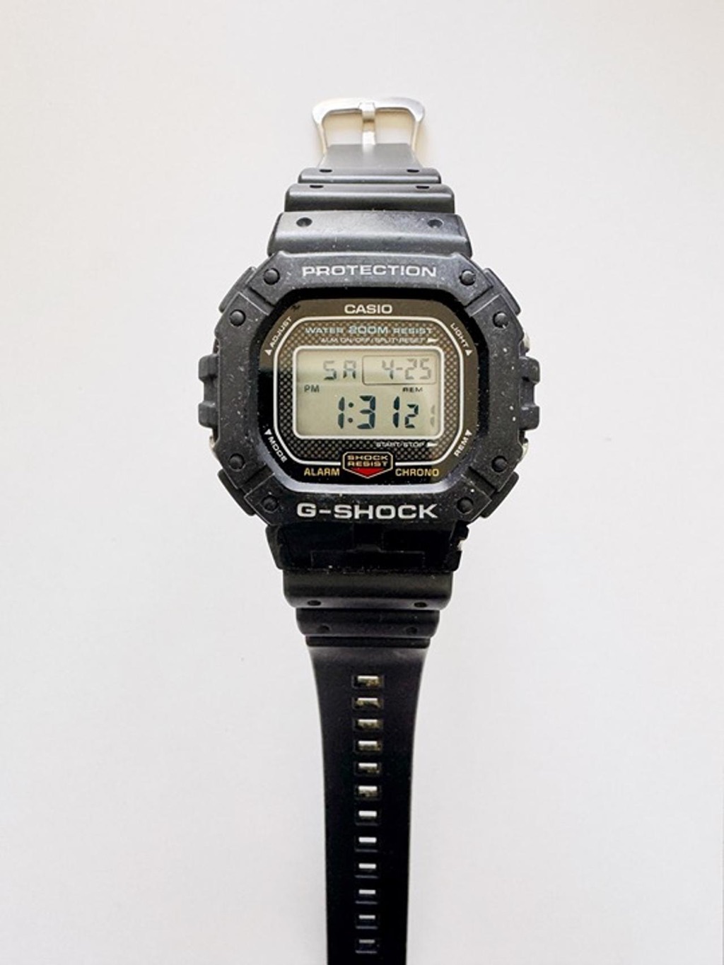 Vintage Casio GShock Dw5300 Digital Watch Black Resin Japan Runs